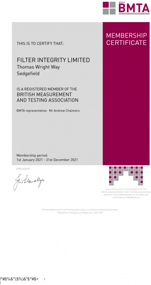 FIL joins the British Measurement and Testing Association (BMTA)